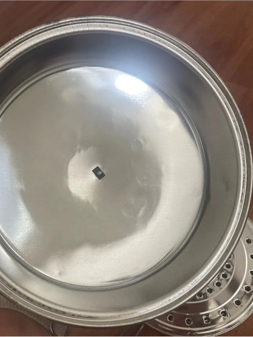Vintage C&S Metal Stove Top Oven - Red/Orange